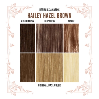 Hailey Hazel Brown Hair Color