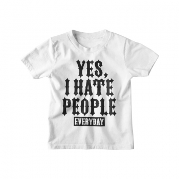 Kids Shirt - Yes, I Hate People